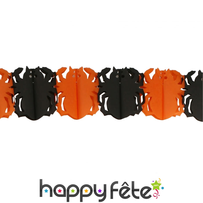 Guirlande d'araignée en papier