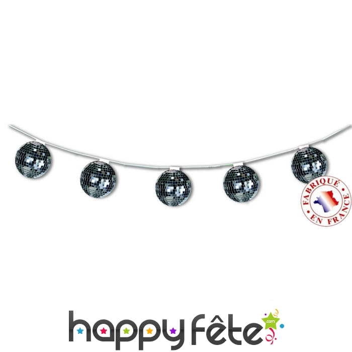 Guirlande de boules à facettes 3,20m