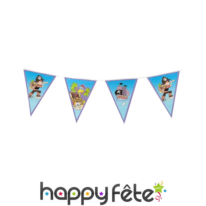 Guirlande de fanions petit Pirate de 2,7m