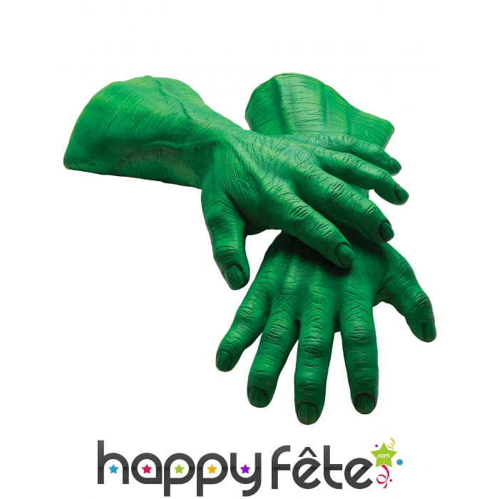 Gants de Hulk pour adulte