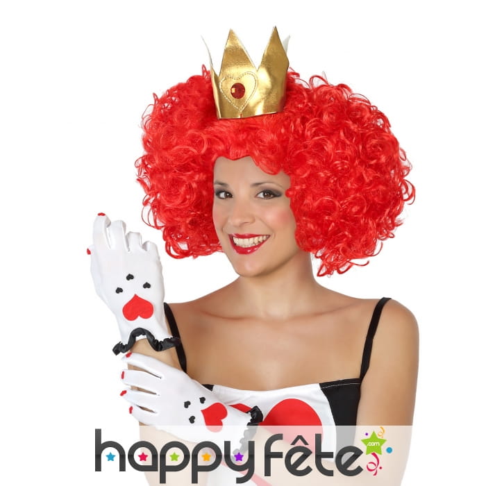 Gants de la reine de coeur pour femme