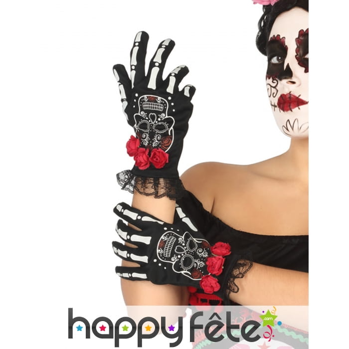 Gants de Lady Calavera pour femme