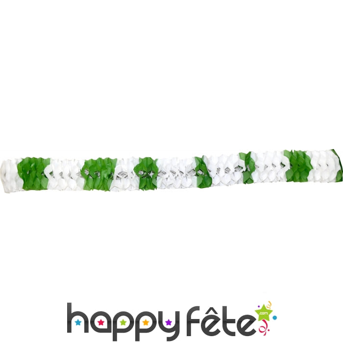 Guirlande de la st patrick vert/blanc