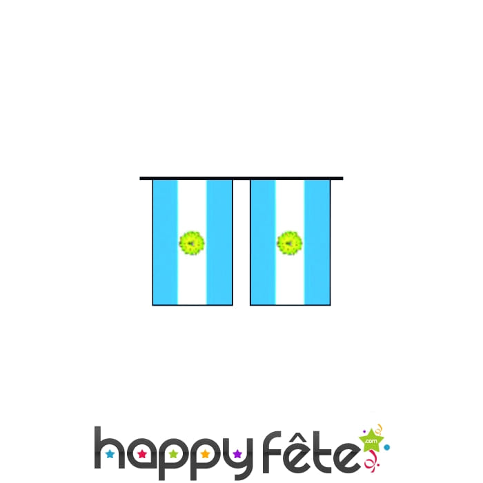 Guirlande de pavillons "Argentine"