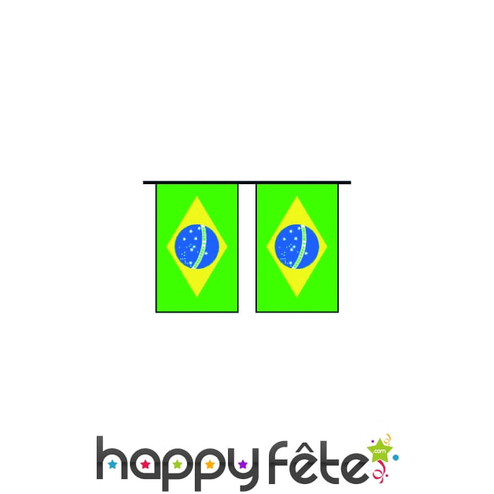 Guirlande de pavillons "Brésil"