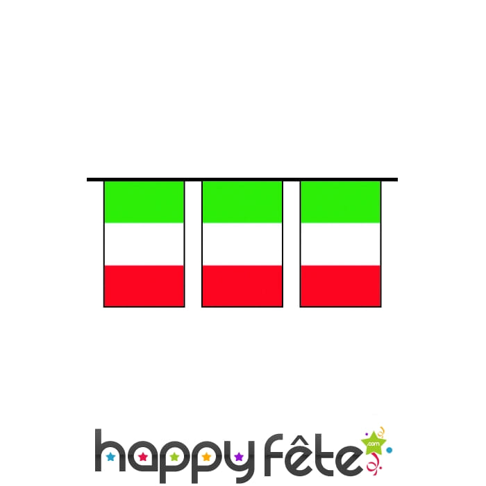 Guirlande de pavillons "Italie"