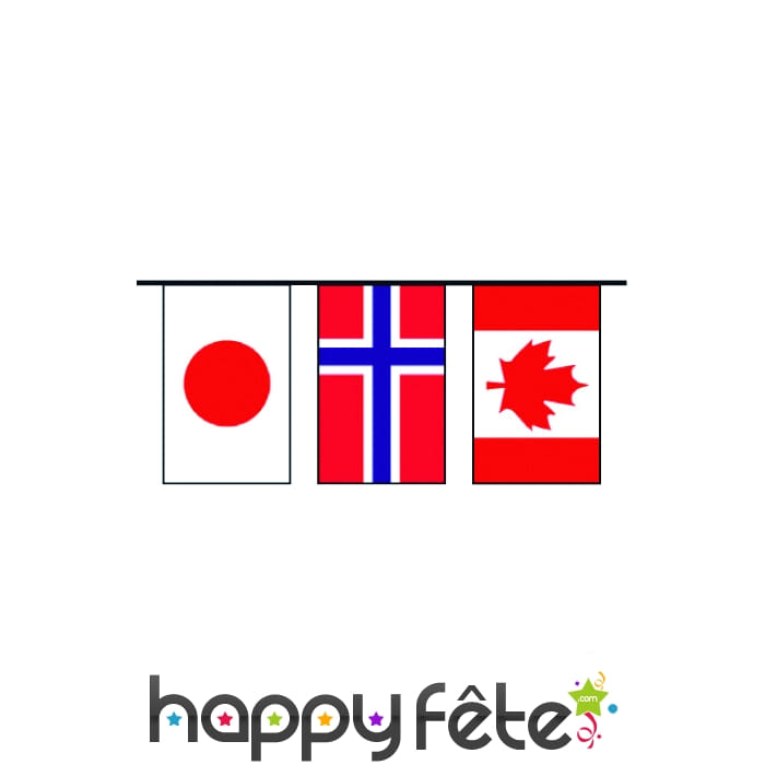 Guirlande de pavillons "Multinations"