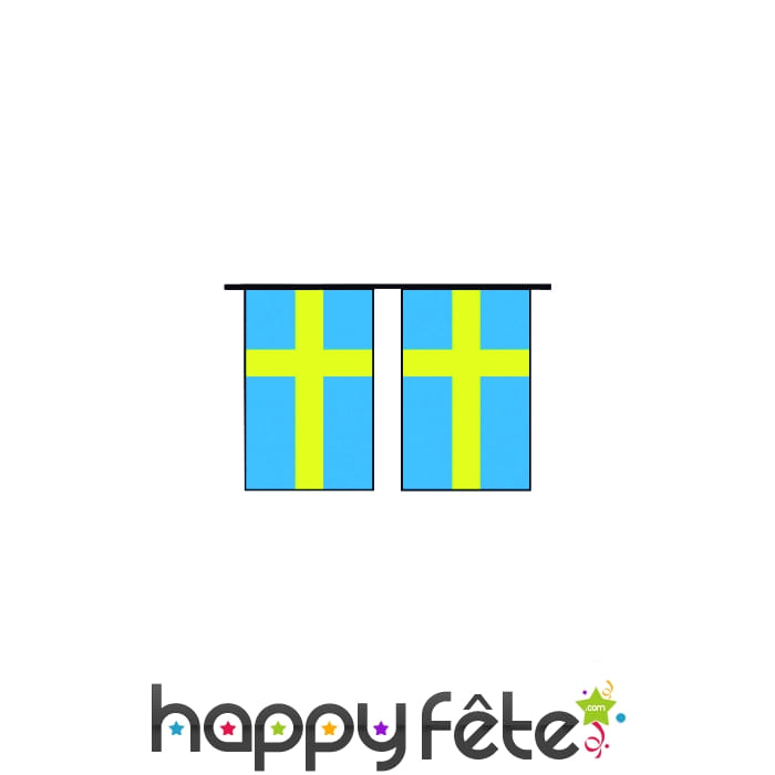 Guirlande de pavillons "Suède"