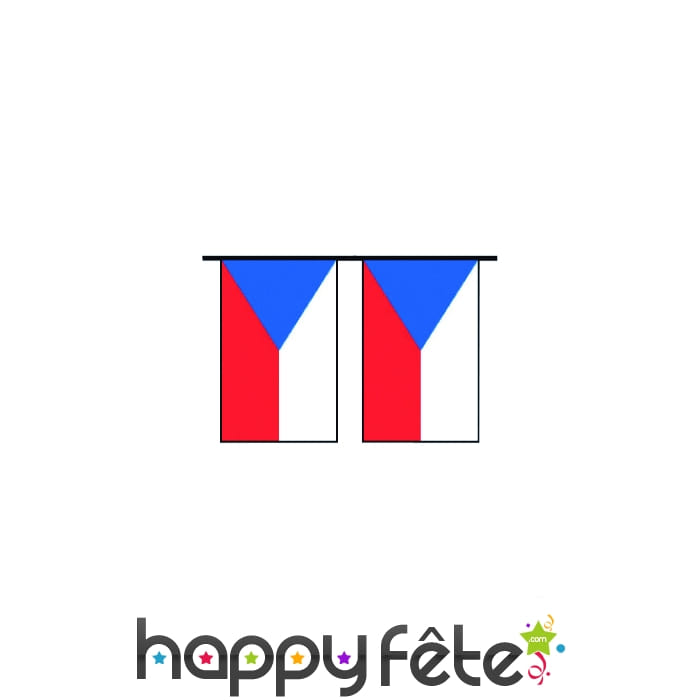 Guirlande de pavillons "Tchèquie"