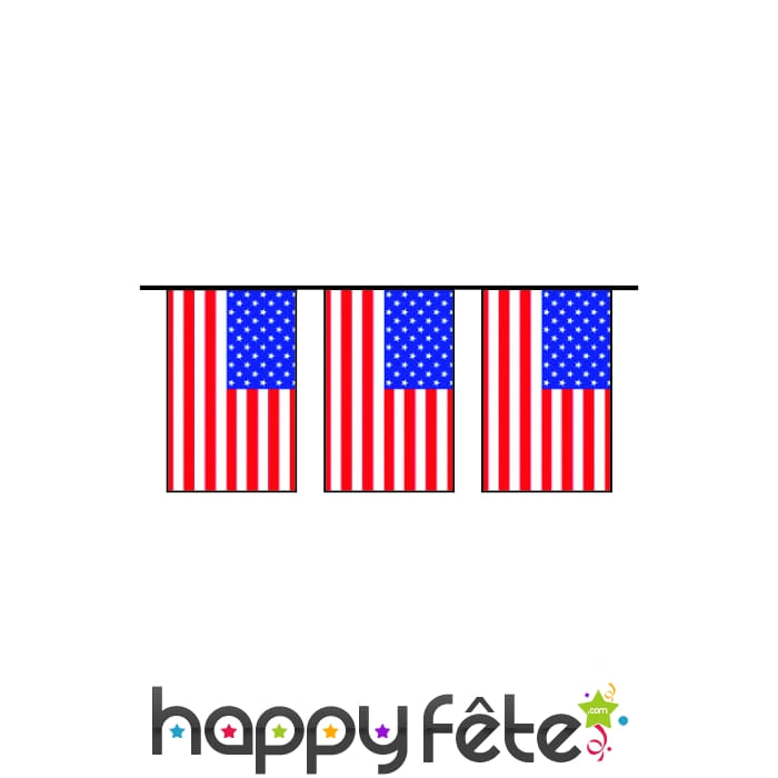 Guirlande de pavillons "USA"