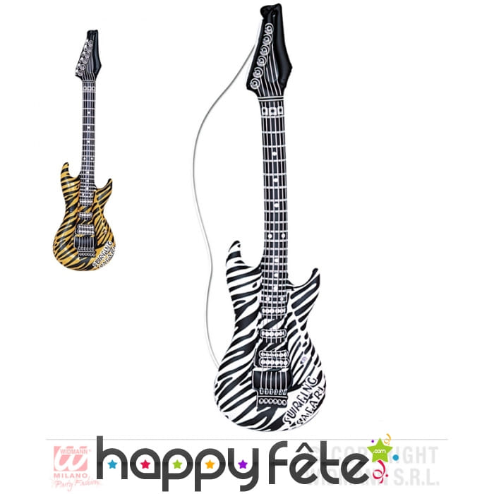 Guitare de rock gonflable
