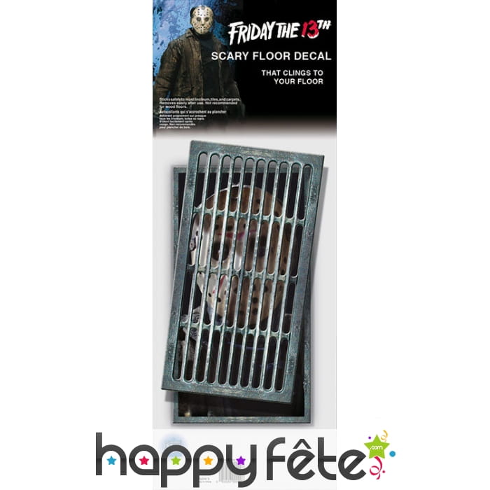 Grille de sol Jason Vendredi 13, décoration