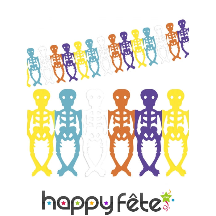 Guirlande de squelettes Dia de los muertos