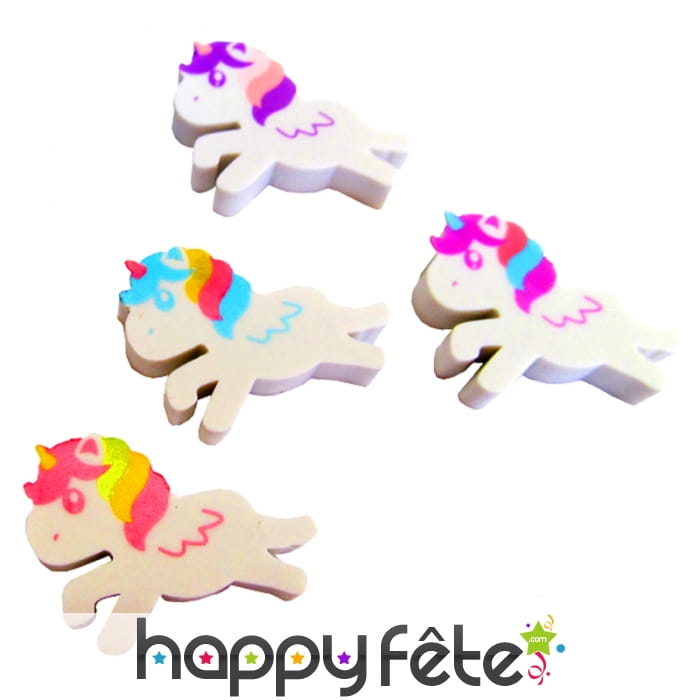 Gomme en forme de licorne