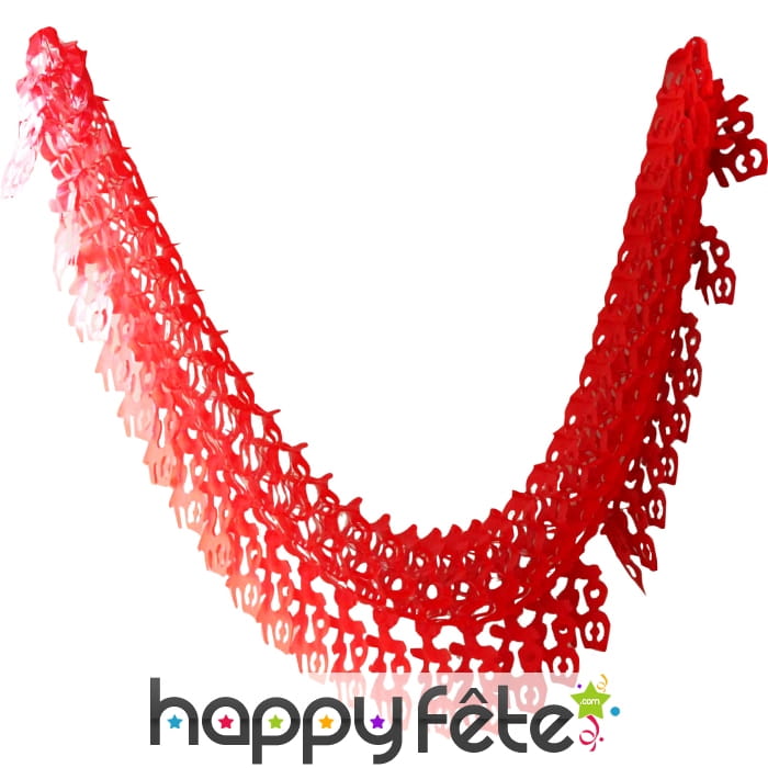 Guirlande en plastique de signes chinois