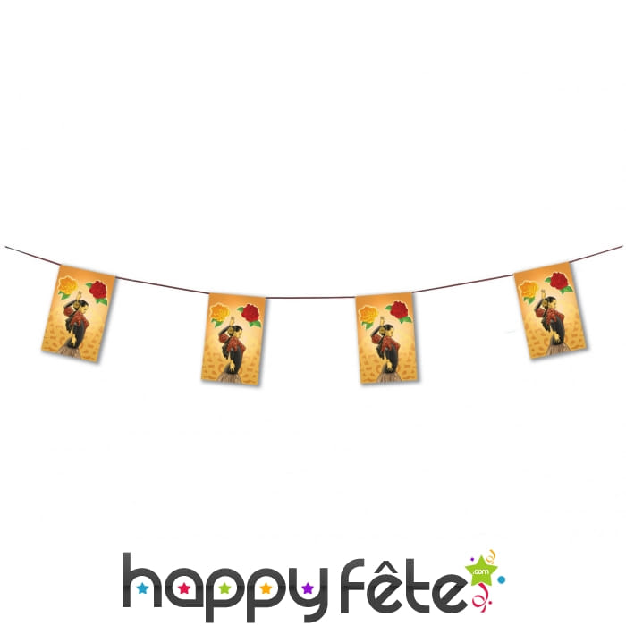 Guirlande flamenco de 4m