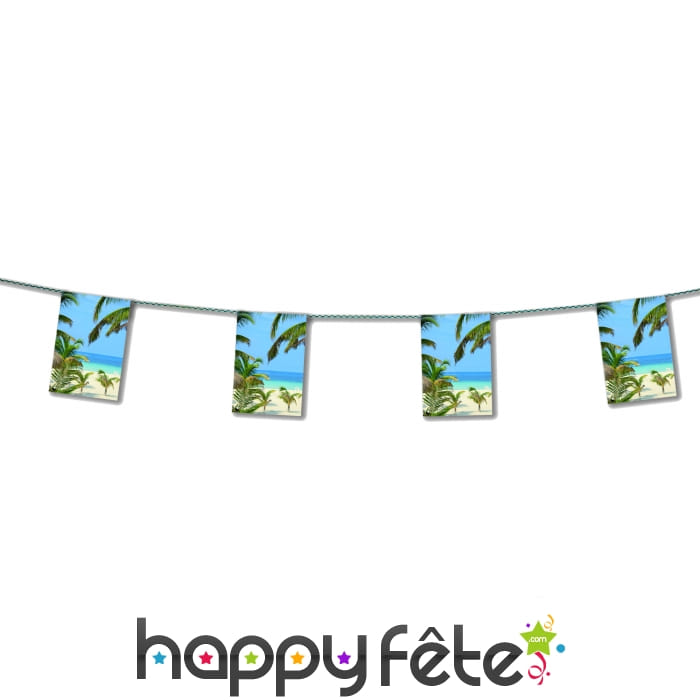 Guirlande fanion exotique
