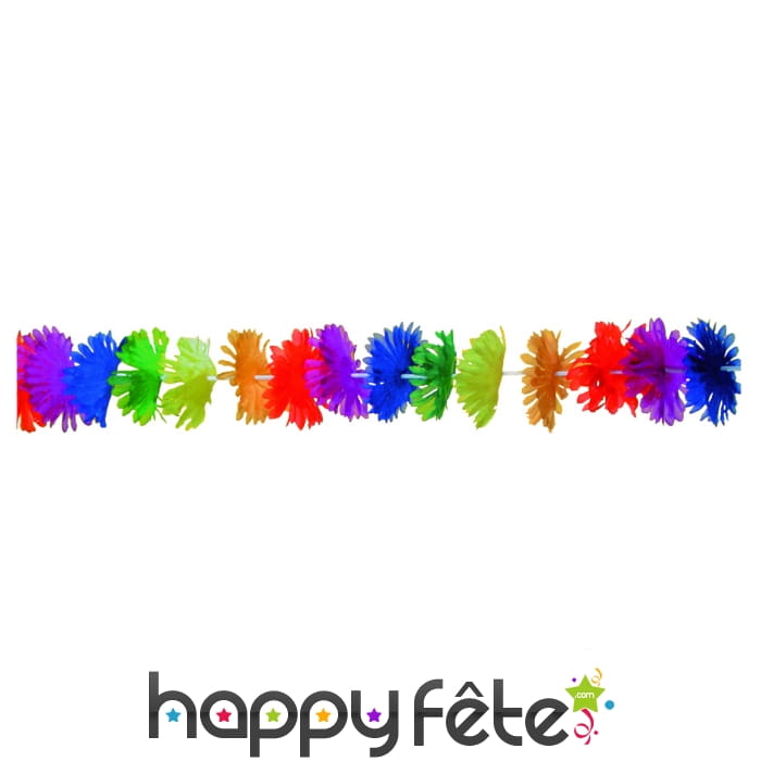 Guirlande fleurs hawaïenne