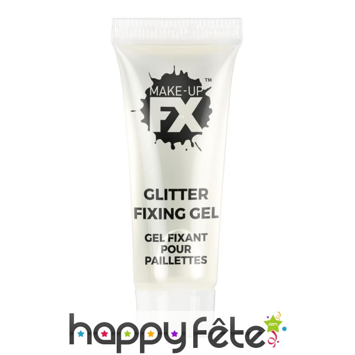 Gel fixateur pour paillettes cosmétiques