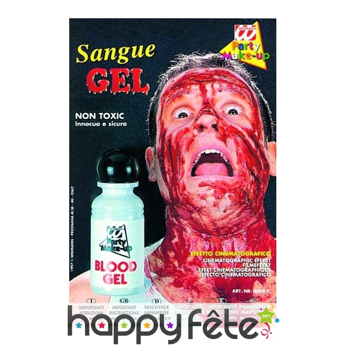 Gel faux sang