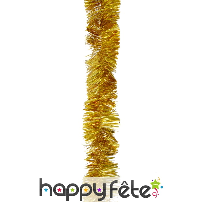 Grosse Guirlande dorée de Noel