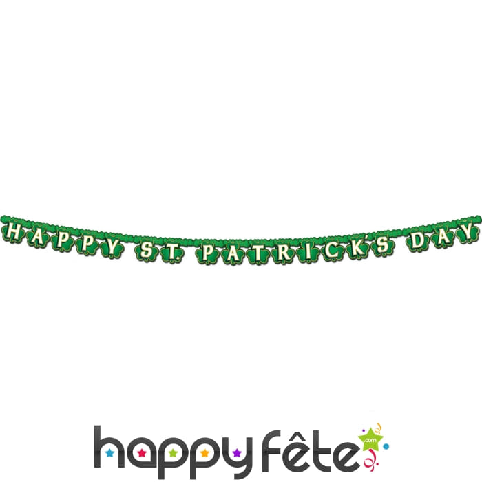 Guirlande Happy St Patrick's Day