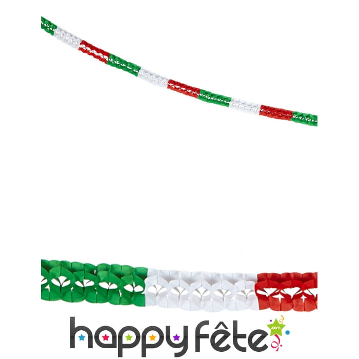 Guirlandes Italie de 3m, en papier