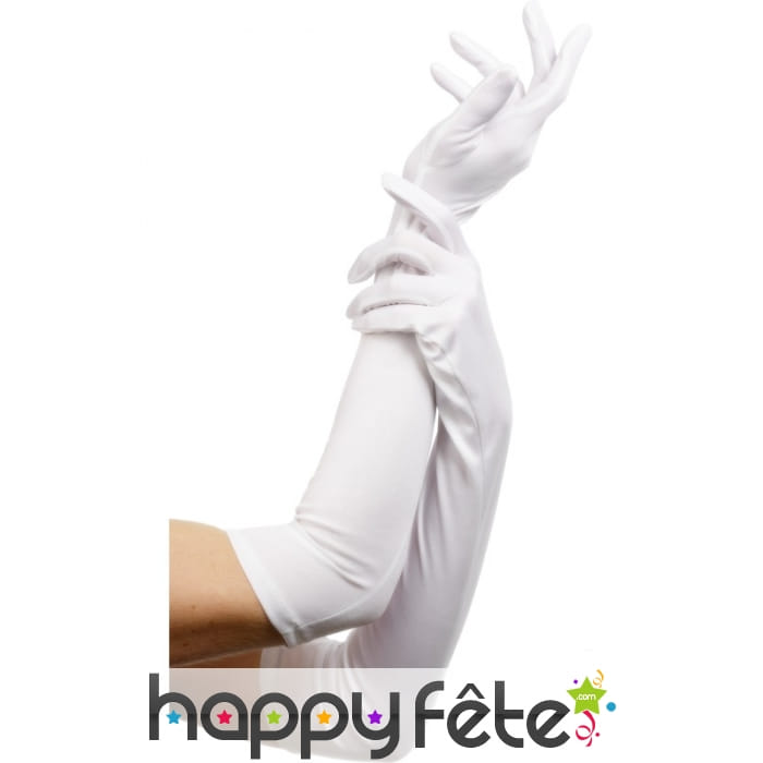 Gants long blanc