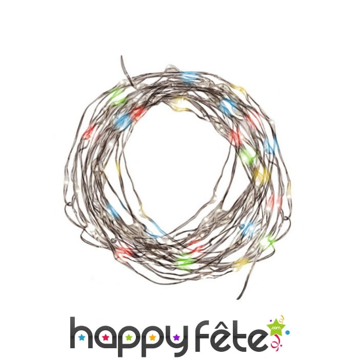 Guirlande led multicolore de 5m