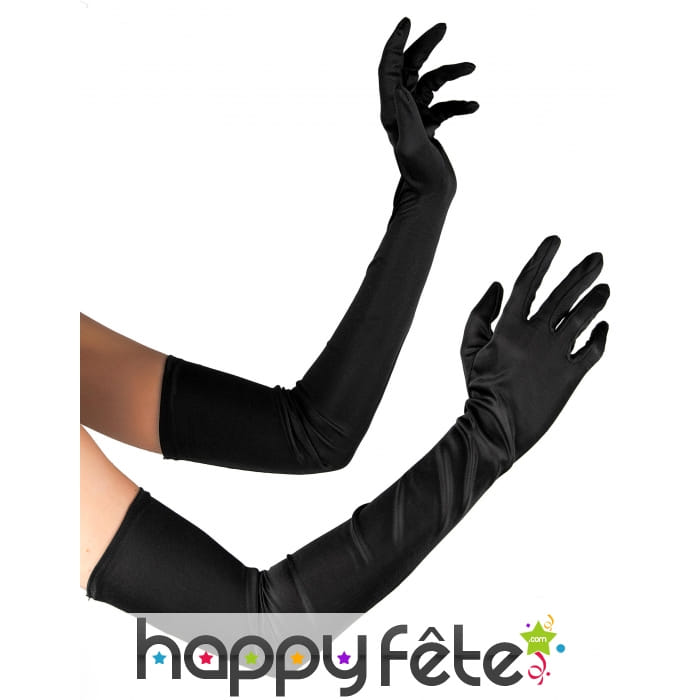 Gants long noir