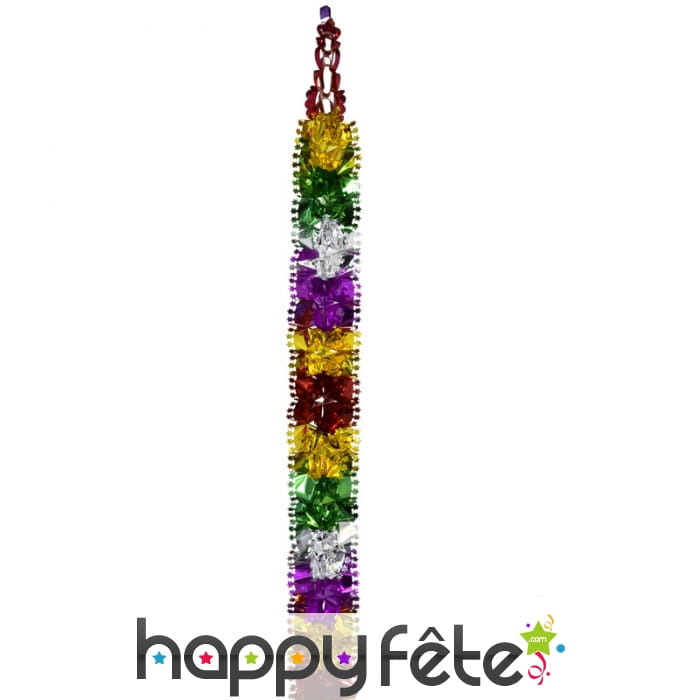 Guirlande multicolore à tirer