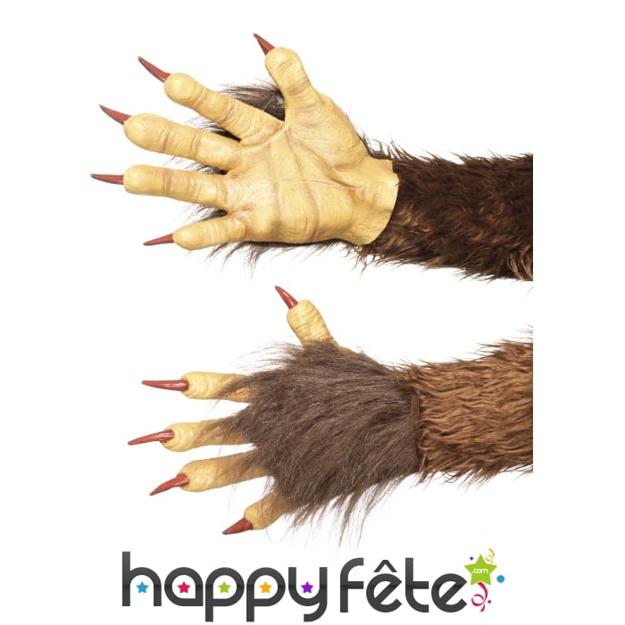 Gants mains de Krampus le démon