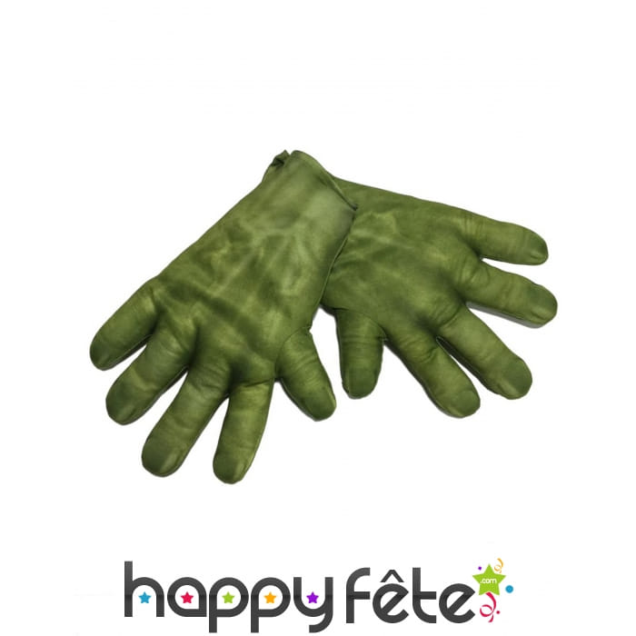 Grandes mains de Hulk pour adulte