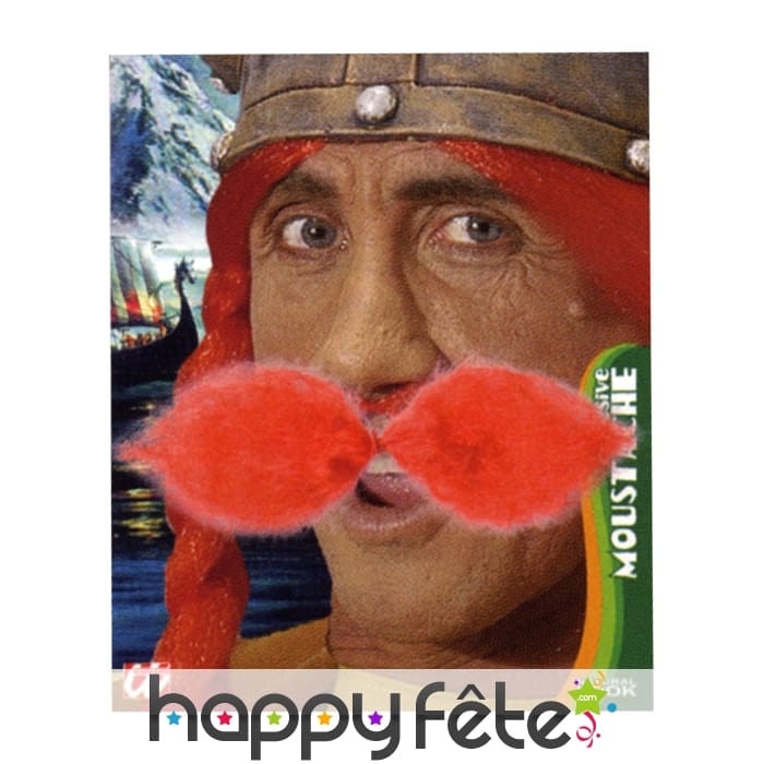 Grosses moustaches rousse de gaulois