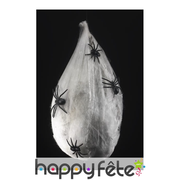 Gros nid d'araignées animé