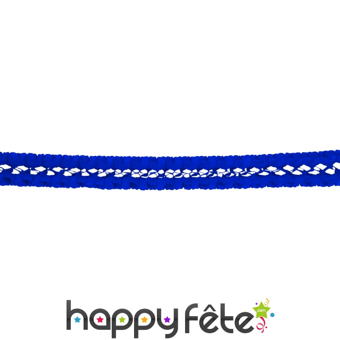 Guirlande plume bleu