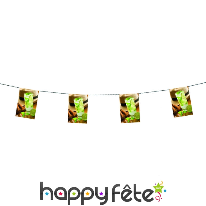 Guirlande pavillons cuba cocktail