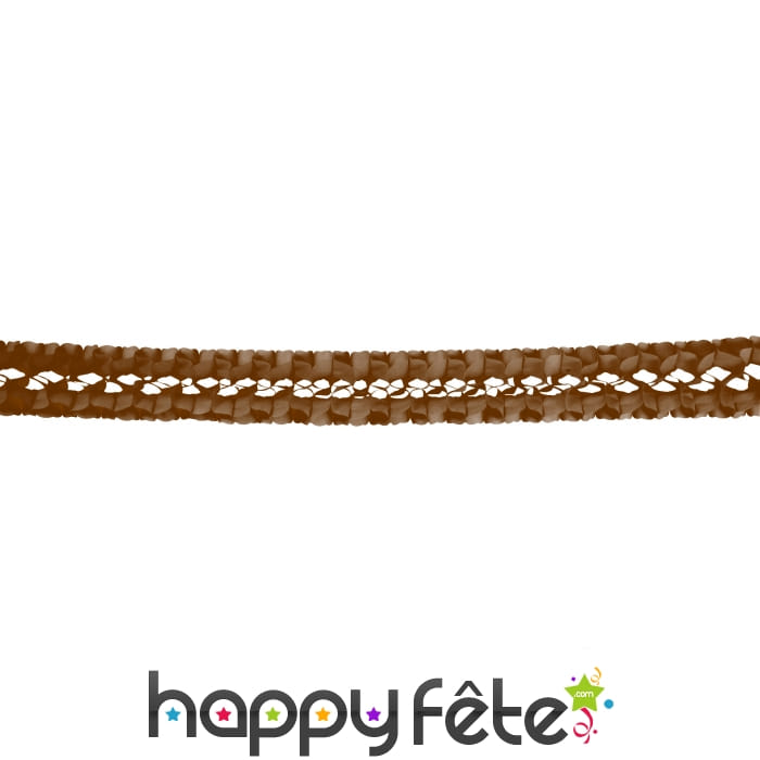 Guirlande plume chocolat