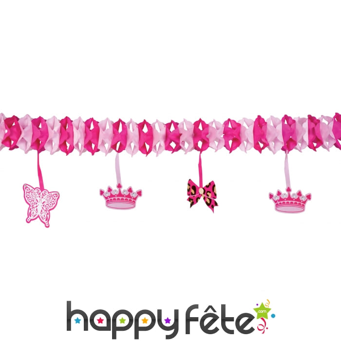 Guirlande princess en papier, 4m