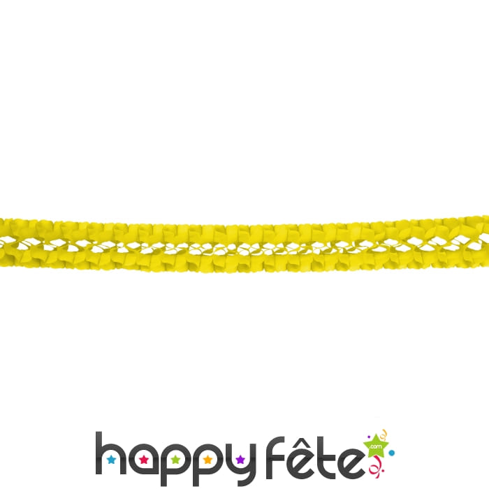 Guirlande plume jaune