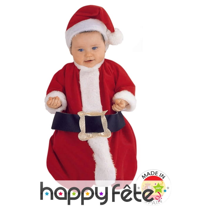Gigoteuse Père Noël avec bonnet pour bébé