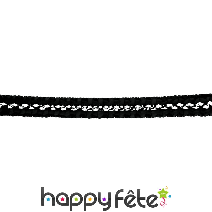 Guirlande plume noir