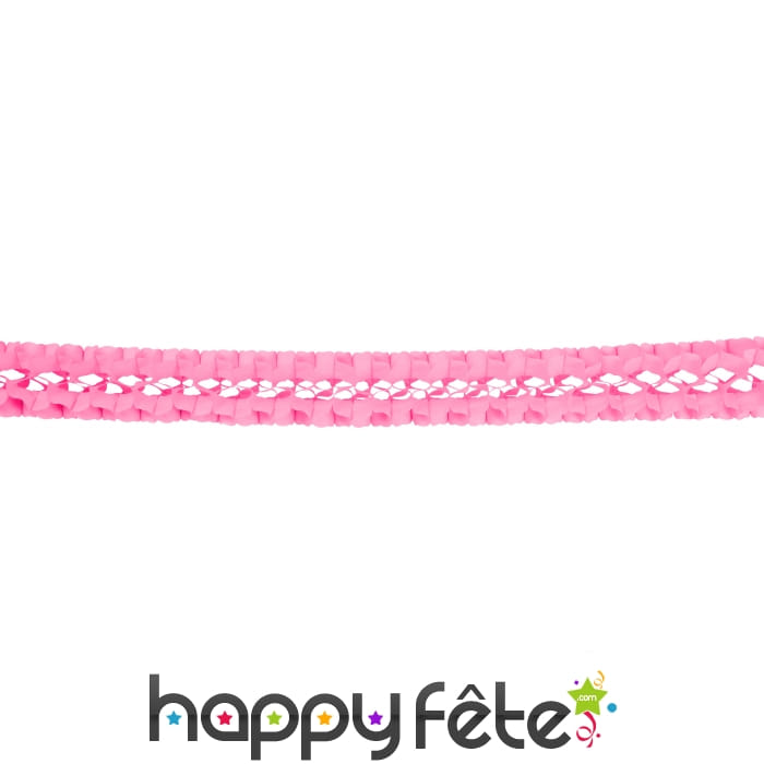 Guirlande plume rose