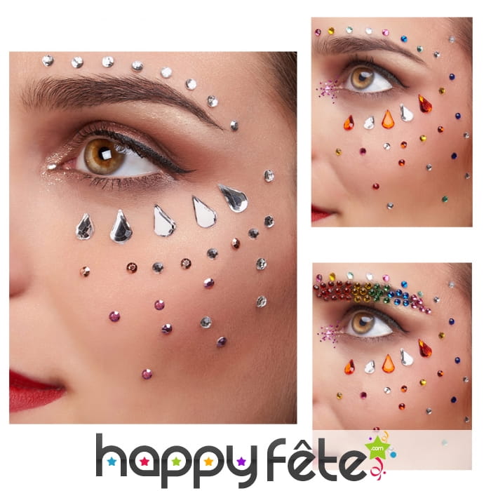 Gemmes pour visage et corps, adulte