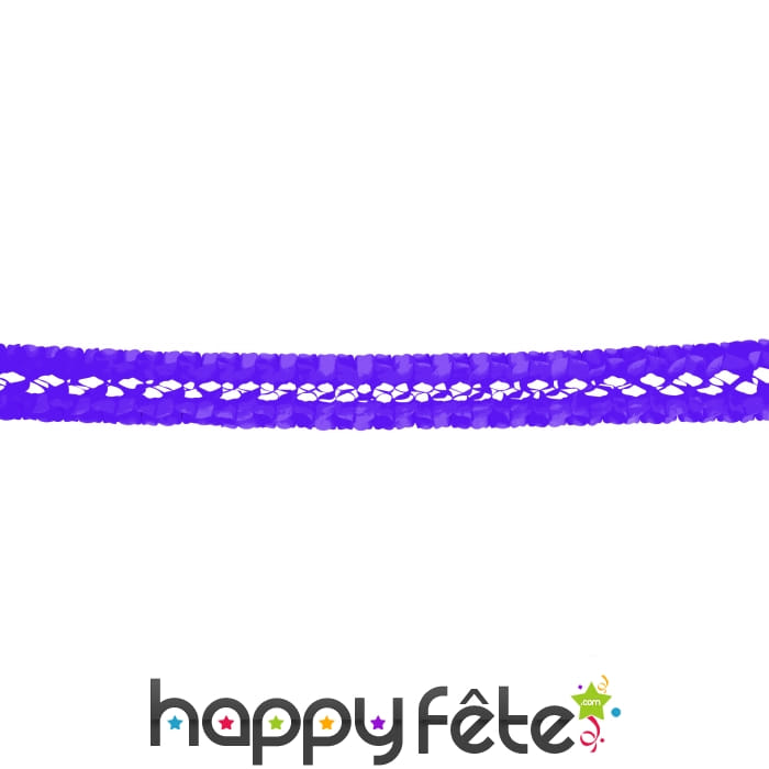 Guirlande plume violet