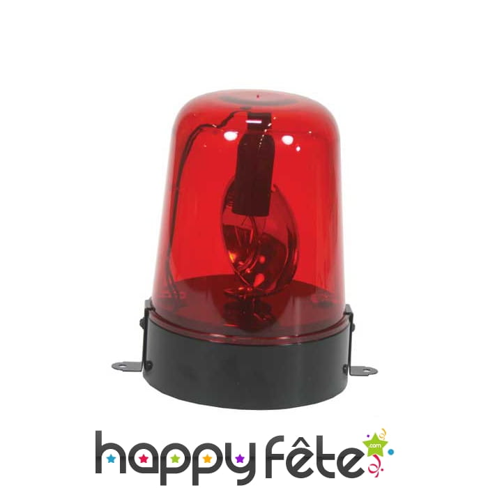 Gyrophare rouge 220v (lampe fournie)