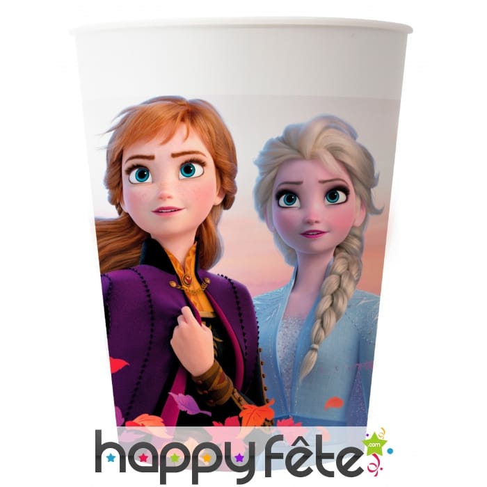 Gobelets Reine des Neiges, réutilisables, par 2