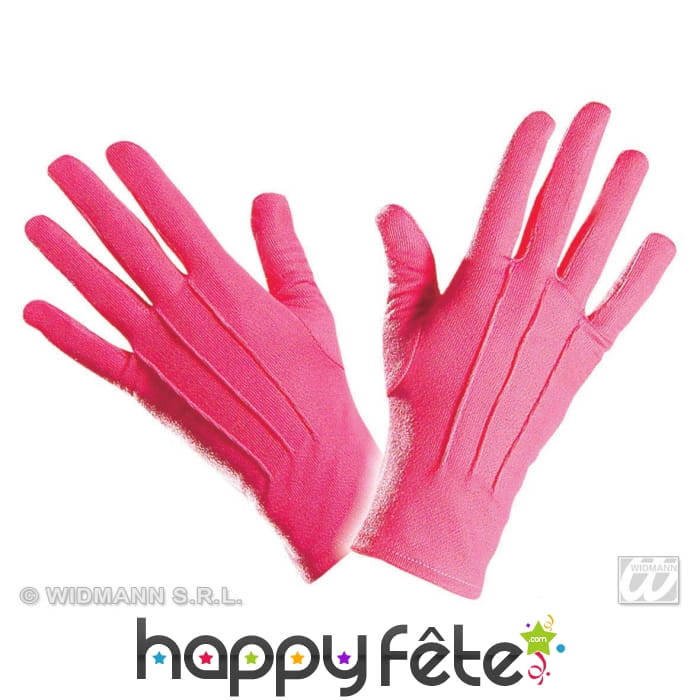 Gants roses en polyester de qualité supérieure