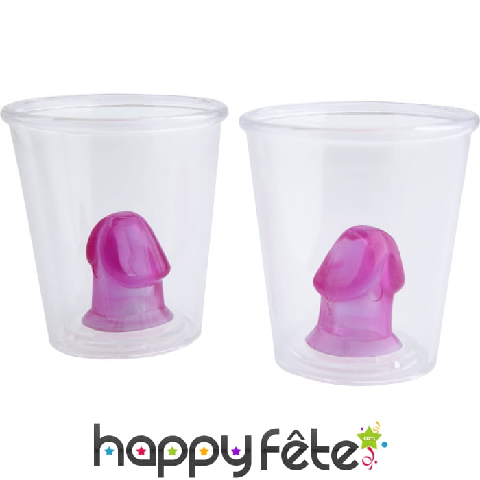 Gobelets shot avec zizi