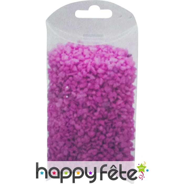 Gravier satiné fuschia